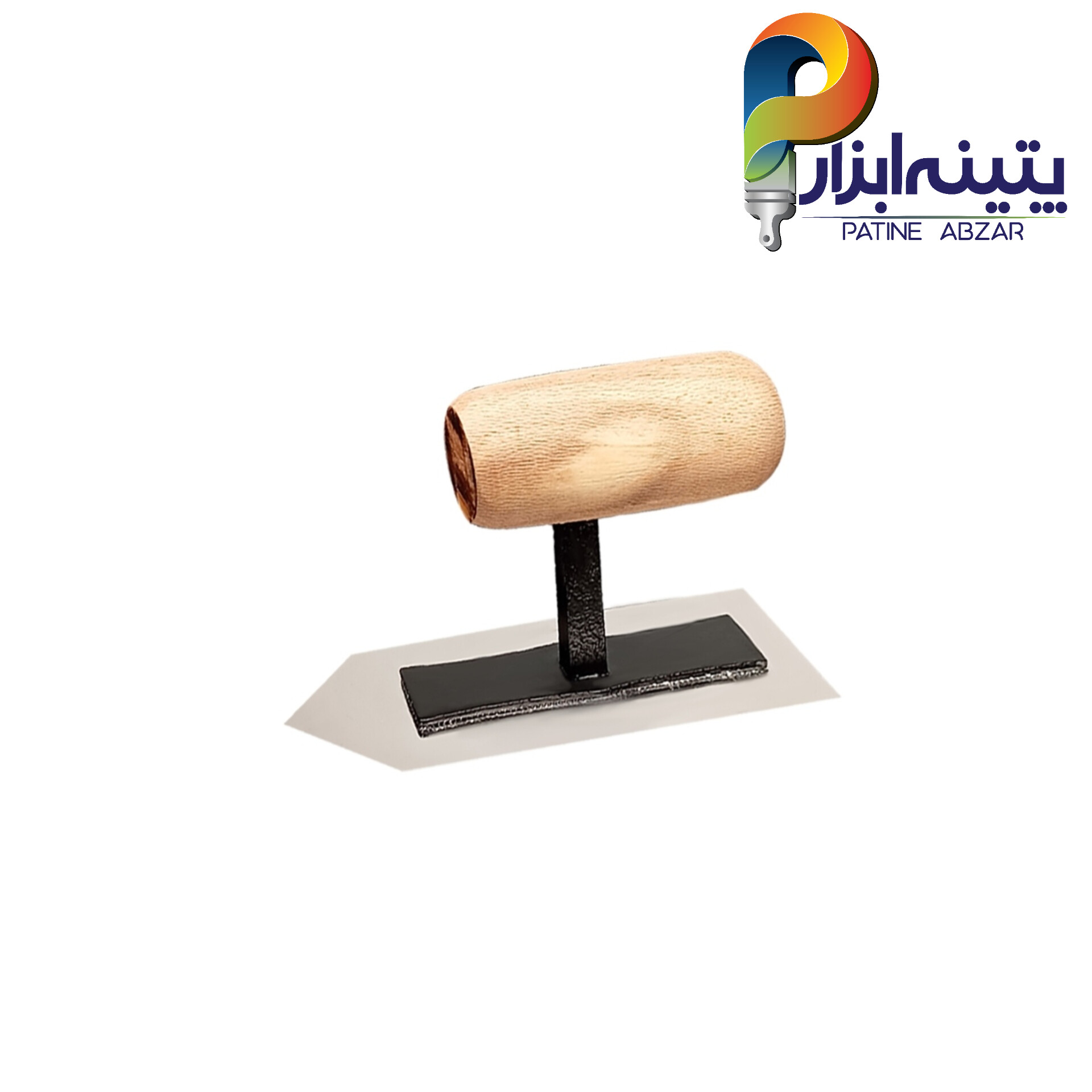 InShot_20260730_183423541 ماله استیل مینی مثلثی دسته چوبی Gillter - Image 1
