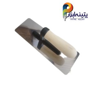 ماله استیل دسته چوبی سایز 24 سانت