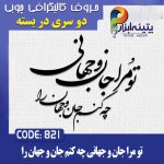 حروف کالیگرافی چوبی 2 سری (تو مرا جان و جهانی چه کنم جان و جهان را)