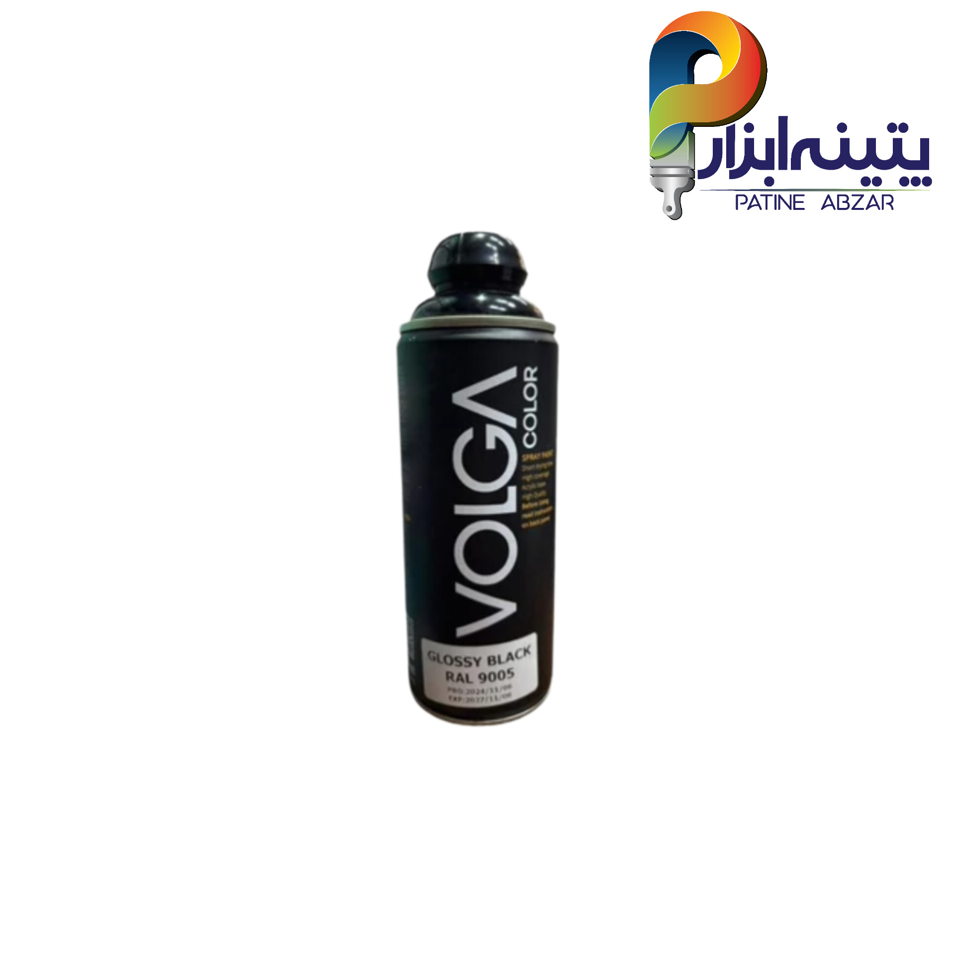 InShot_20260721_153109184 اسپری رنگ مشکی براق ولگا Ral9006 - Image 1