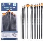 ست قلمو جور 12 عددی Artist brush